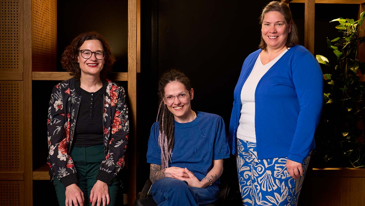 Mag.a Sandra Edelmann, Maria Sobotka Accessibility Managerin bei Verbund, Andrea Martens-Horvath Diversity und Inclusion Management bei Verbund